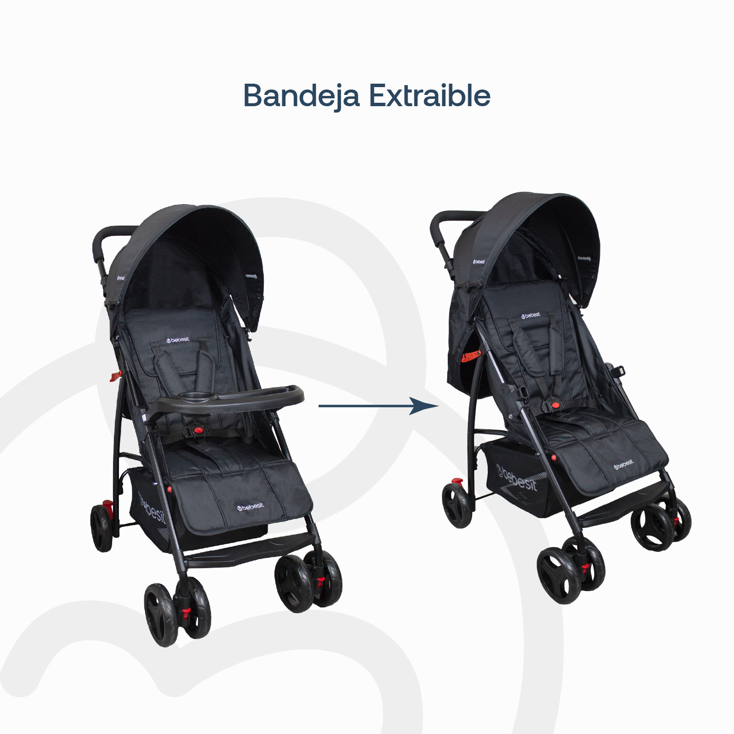 Coche Travel System Summer Negro