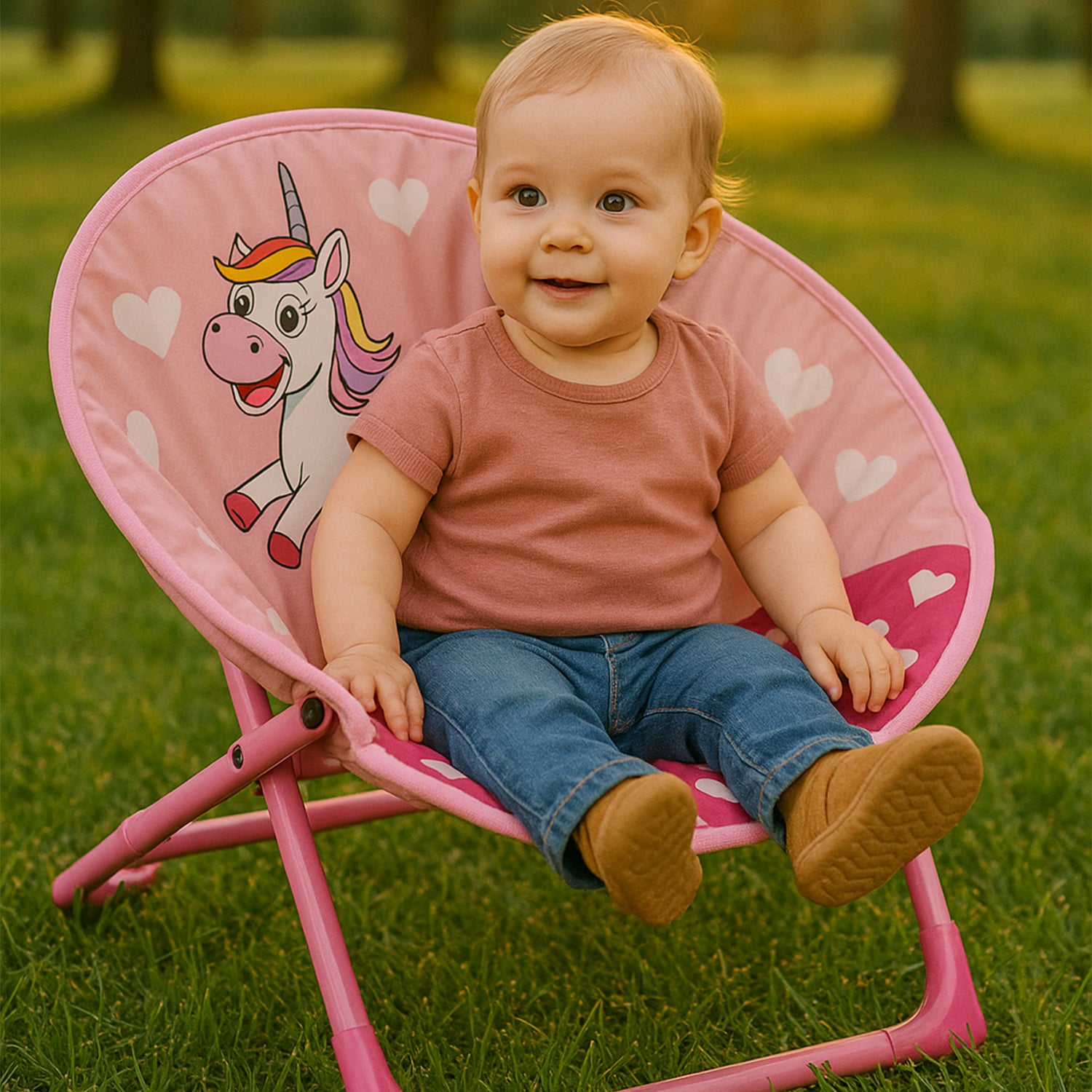 Silla Plegable Fun Seat Unicornio Bebesit