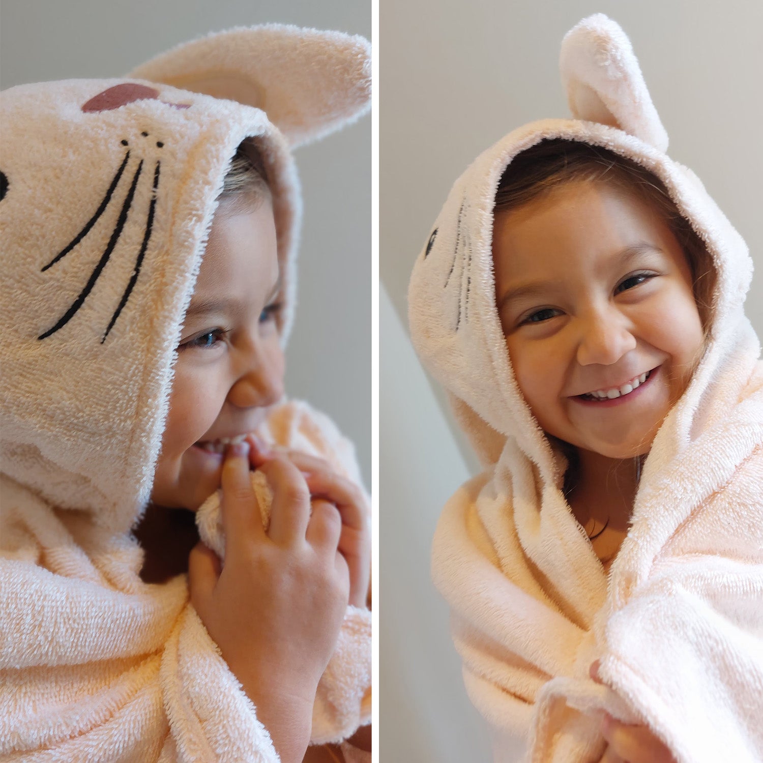 Toalla Capucha Conejo Bebesit