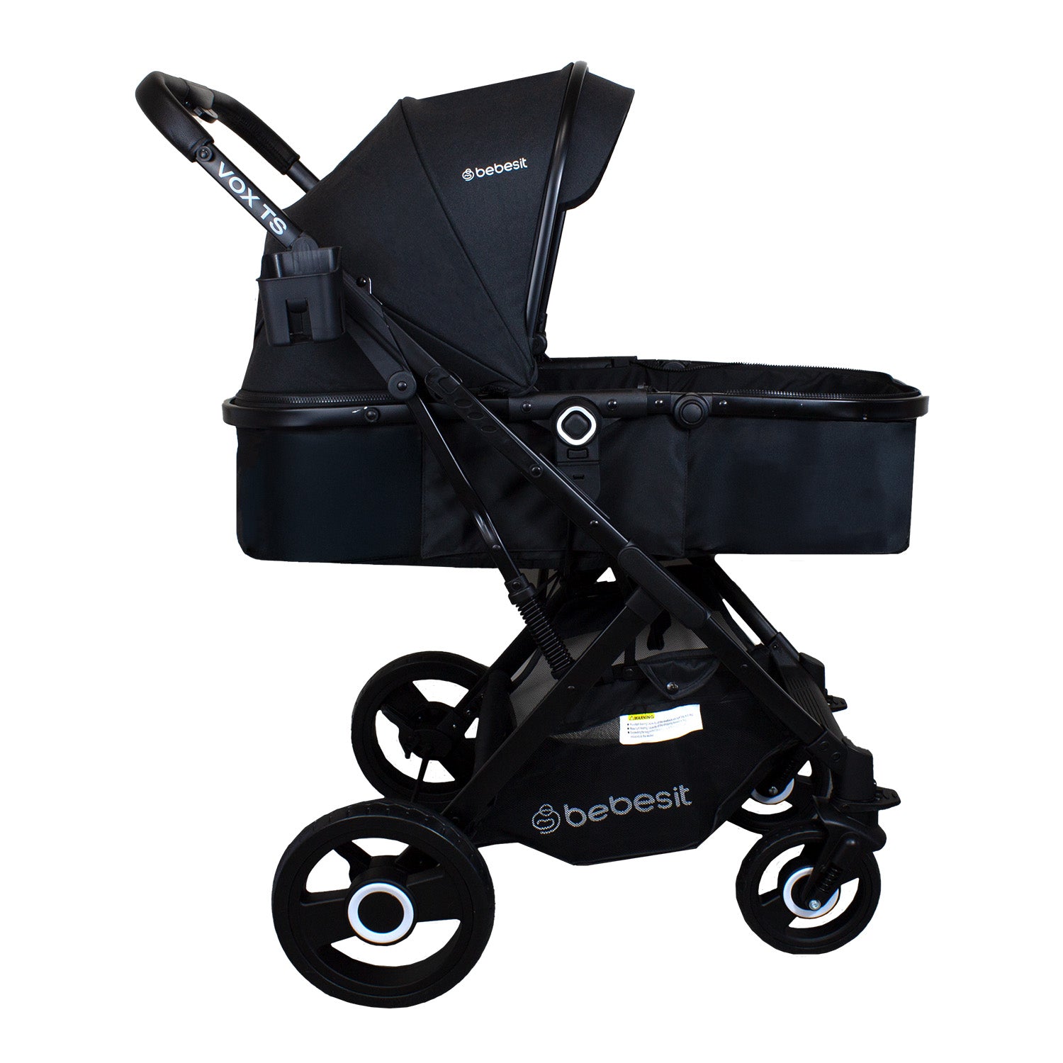 Coche Cuna Paseo Vox Negro Bebesit