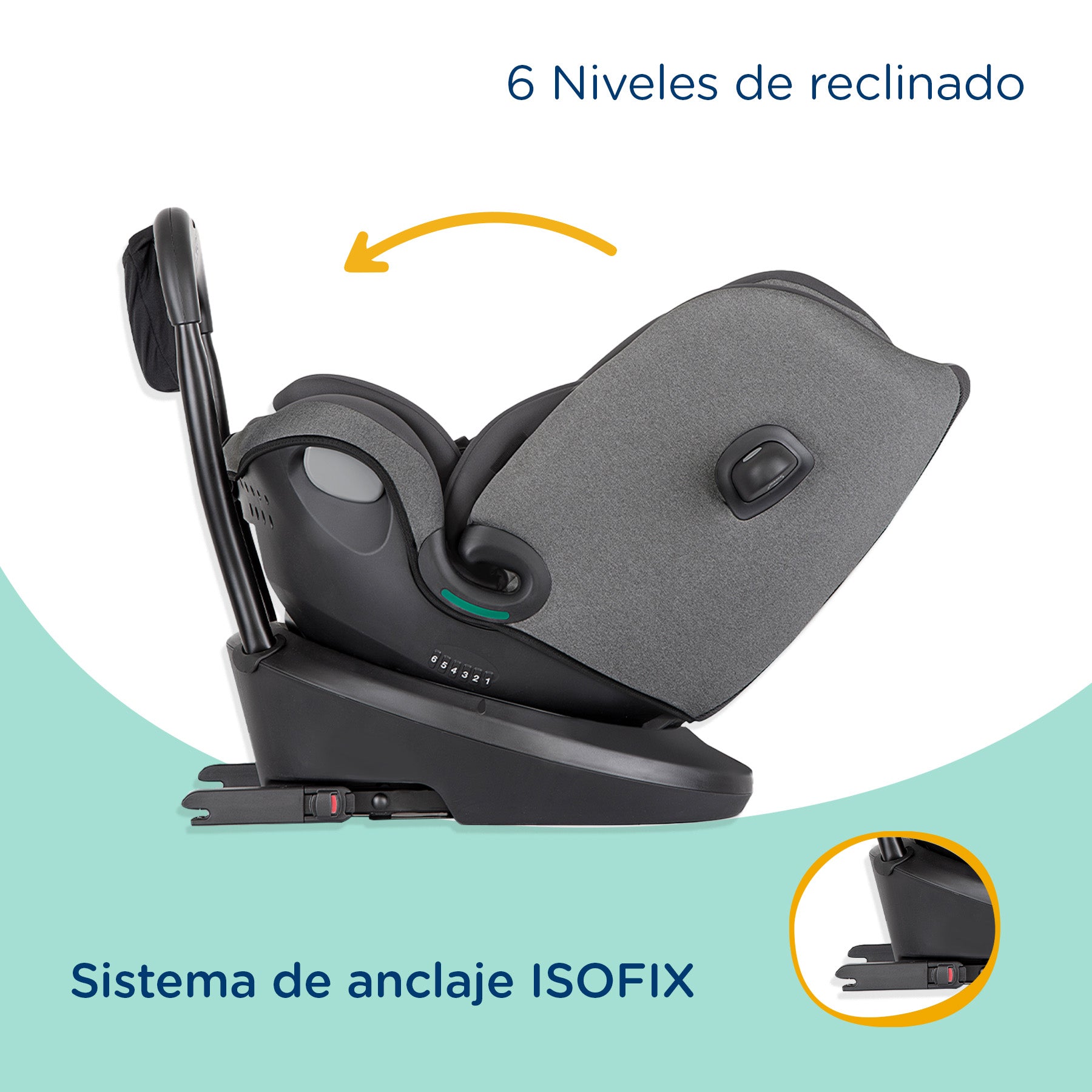 Silla de auto I-Spin Grow Eclipse