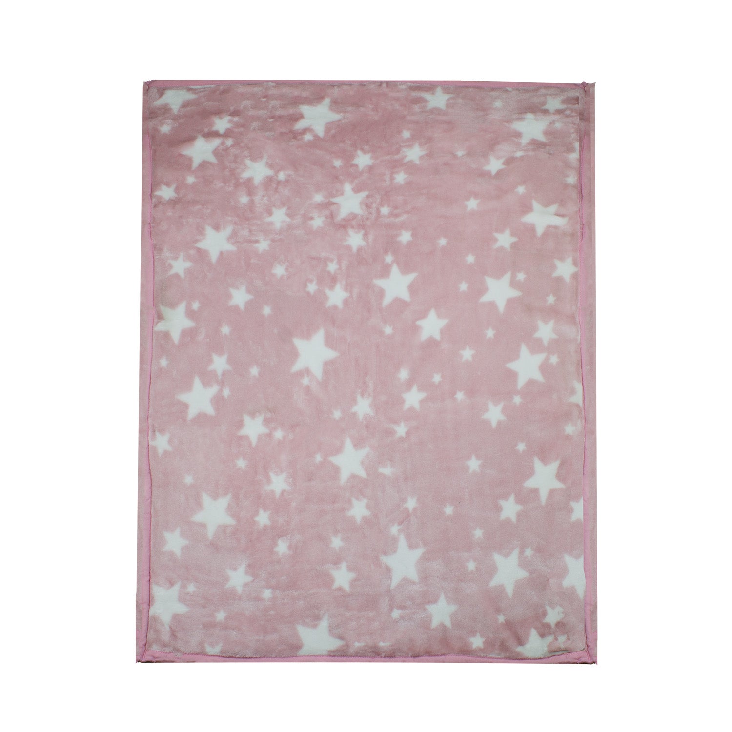 Frazada Ultra Soft Estrella 110x140cm Rosado Bebesit