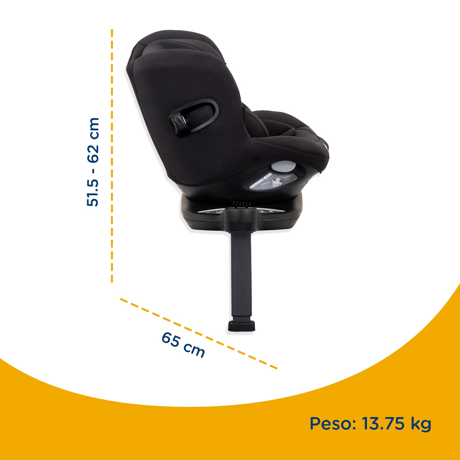 Silla de Auto i-Spin 360 Coal