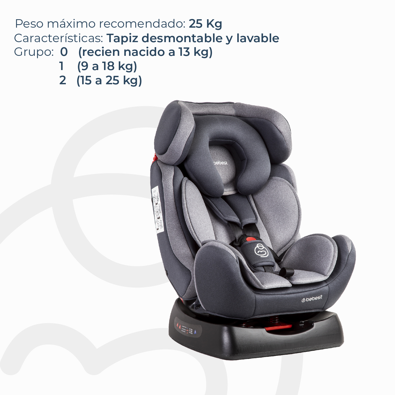 Silla de Auto Convertible Orbit LX Gris