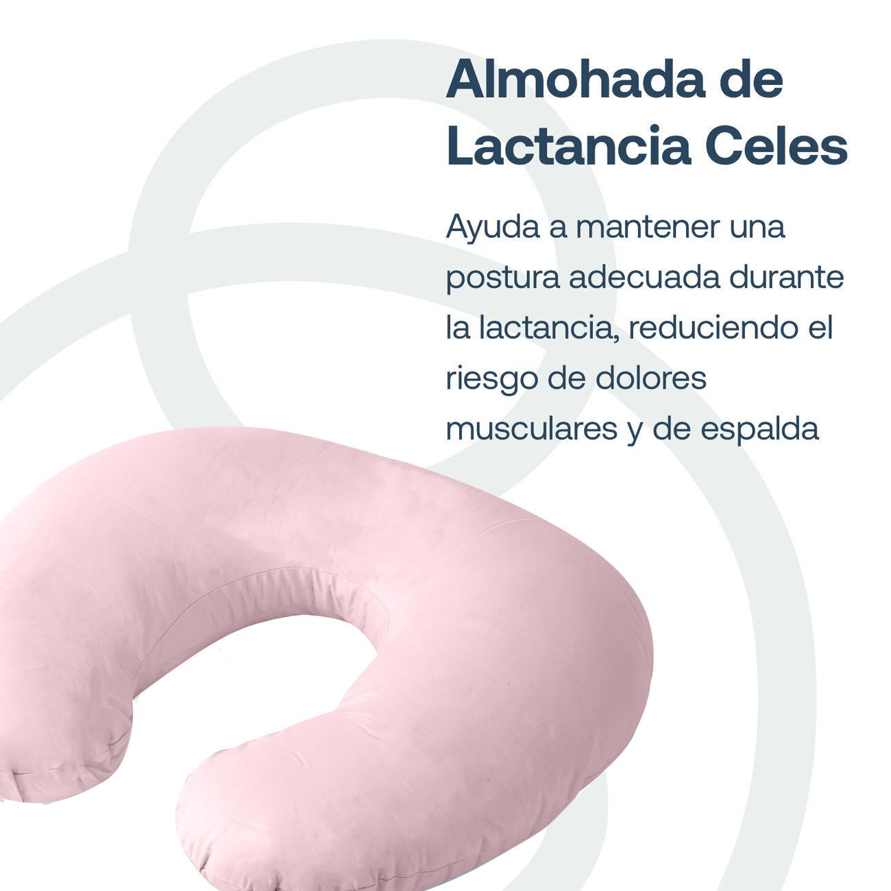 Cojin de Lactancia Rosa