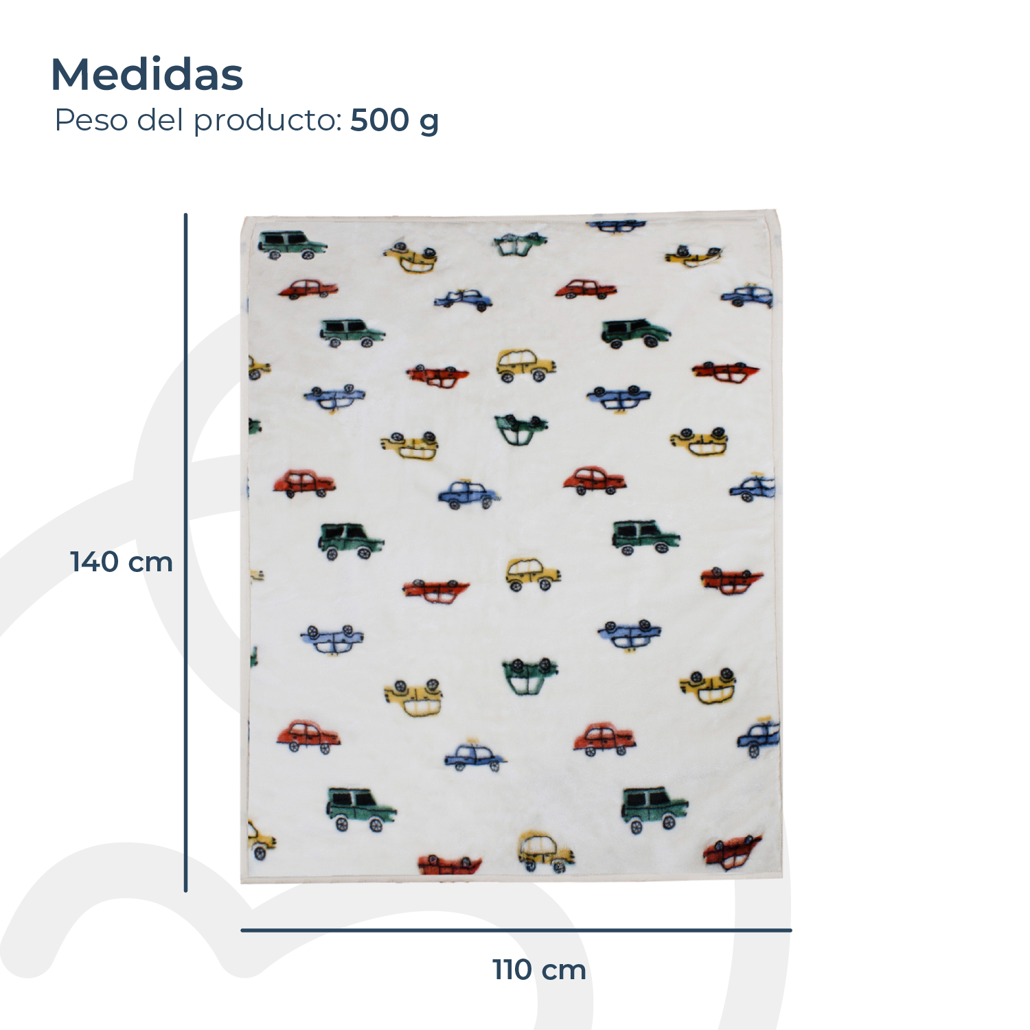 Frazada Ultra Soft Auto 110x140cm Beige Bebesit