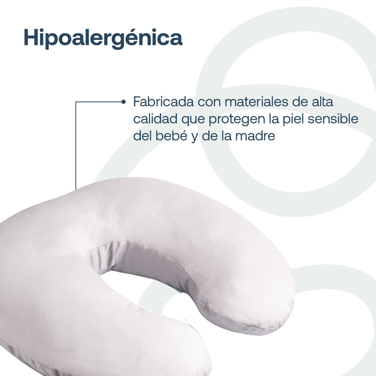 Cojin de Lactancia Gris