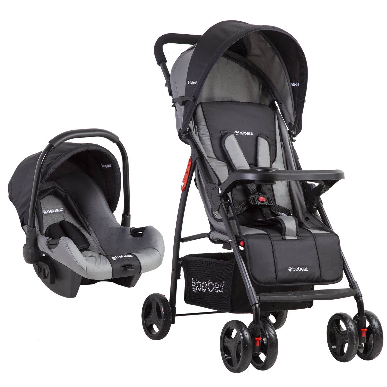 Coche Travel System Summer  Gris