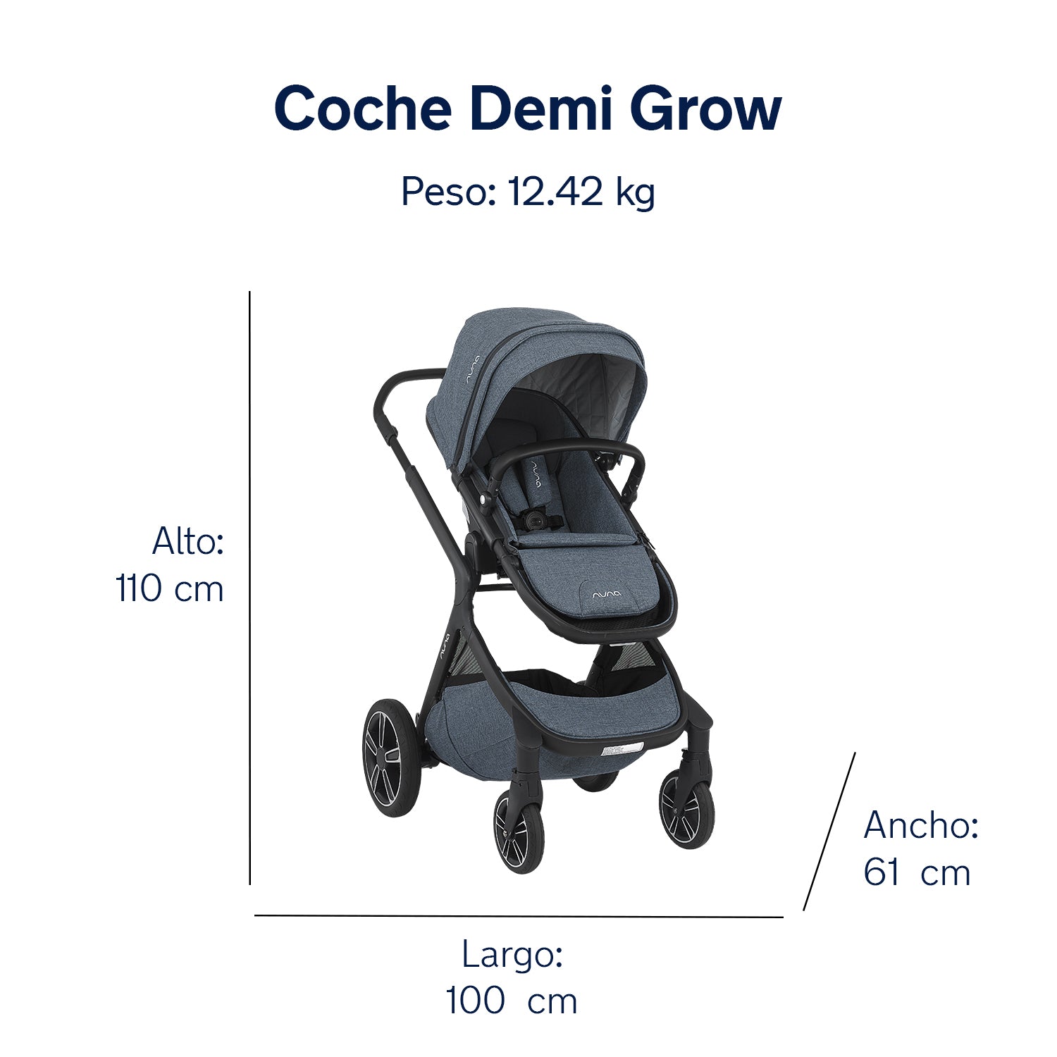 nuna demi grow stroller aspen Coche Paseo Demi Grow Aspen — Bebesit