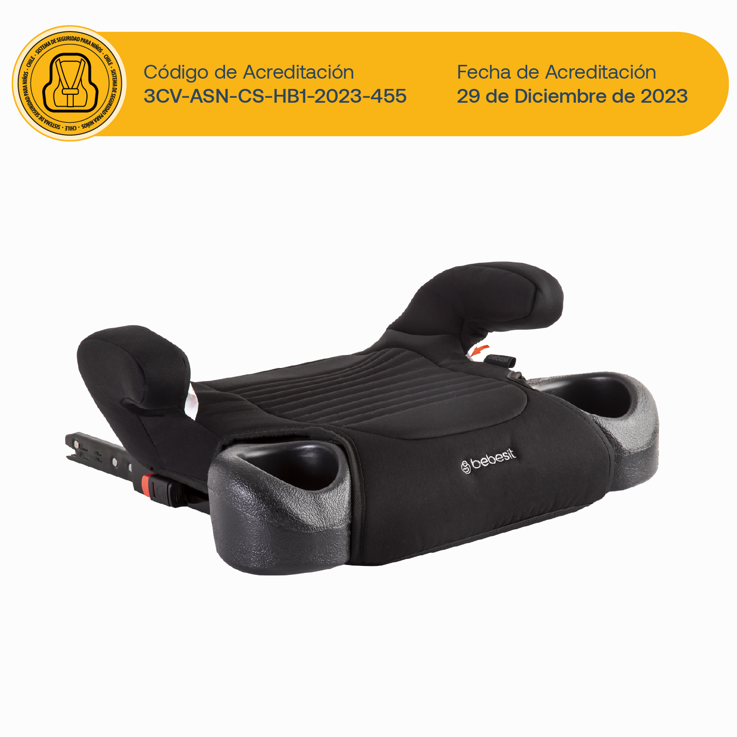 Alzador Isofix Negro Bebesit