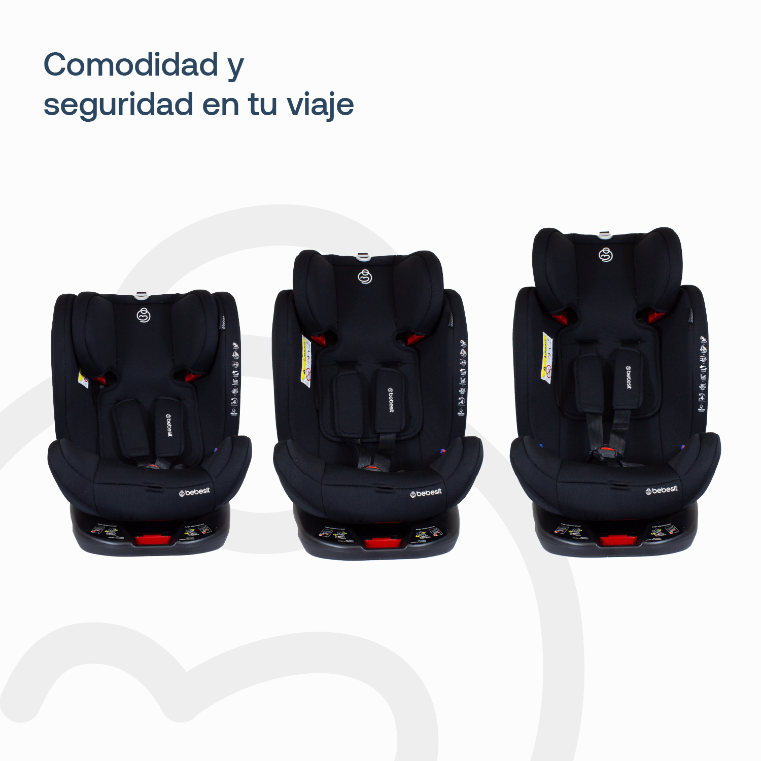 Silla de Auto Convertible 360 OneFix Grey