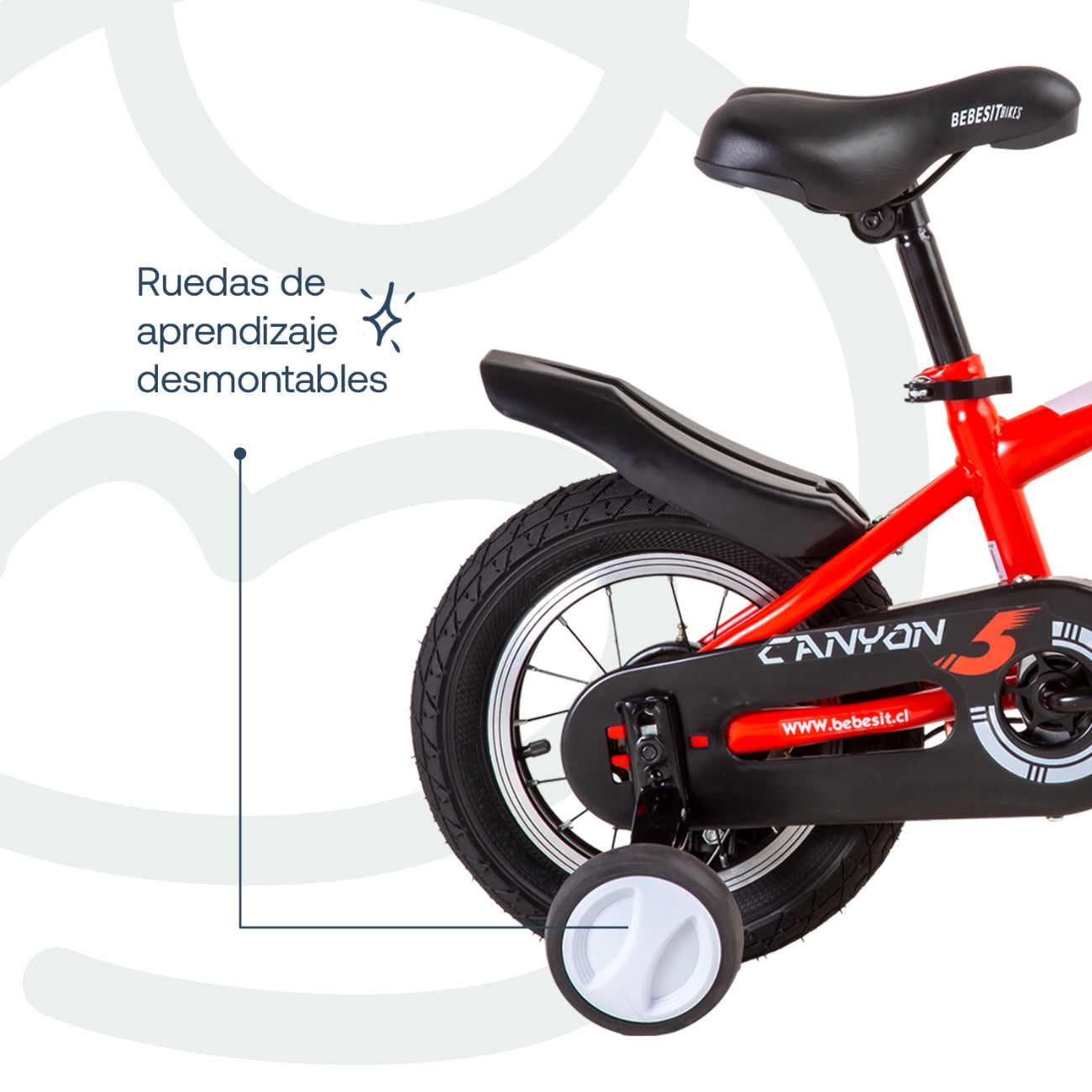 Bicicleta Infantil Canyon Aro 12 Roja