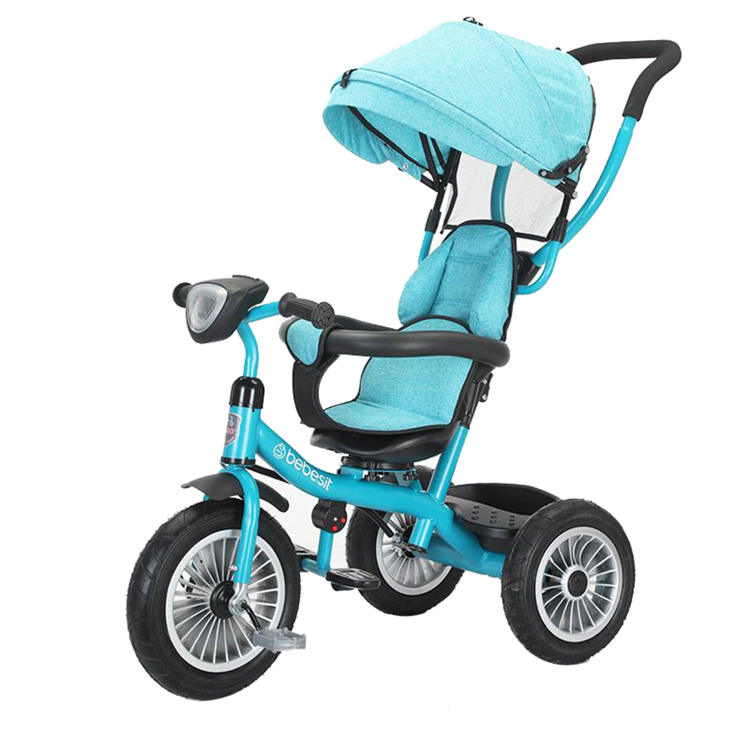 Triciclo Paseo Infantil 360 1326 LX Verde Bebesit