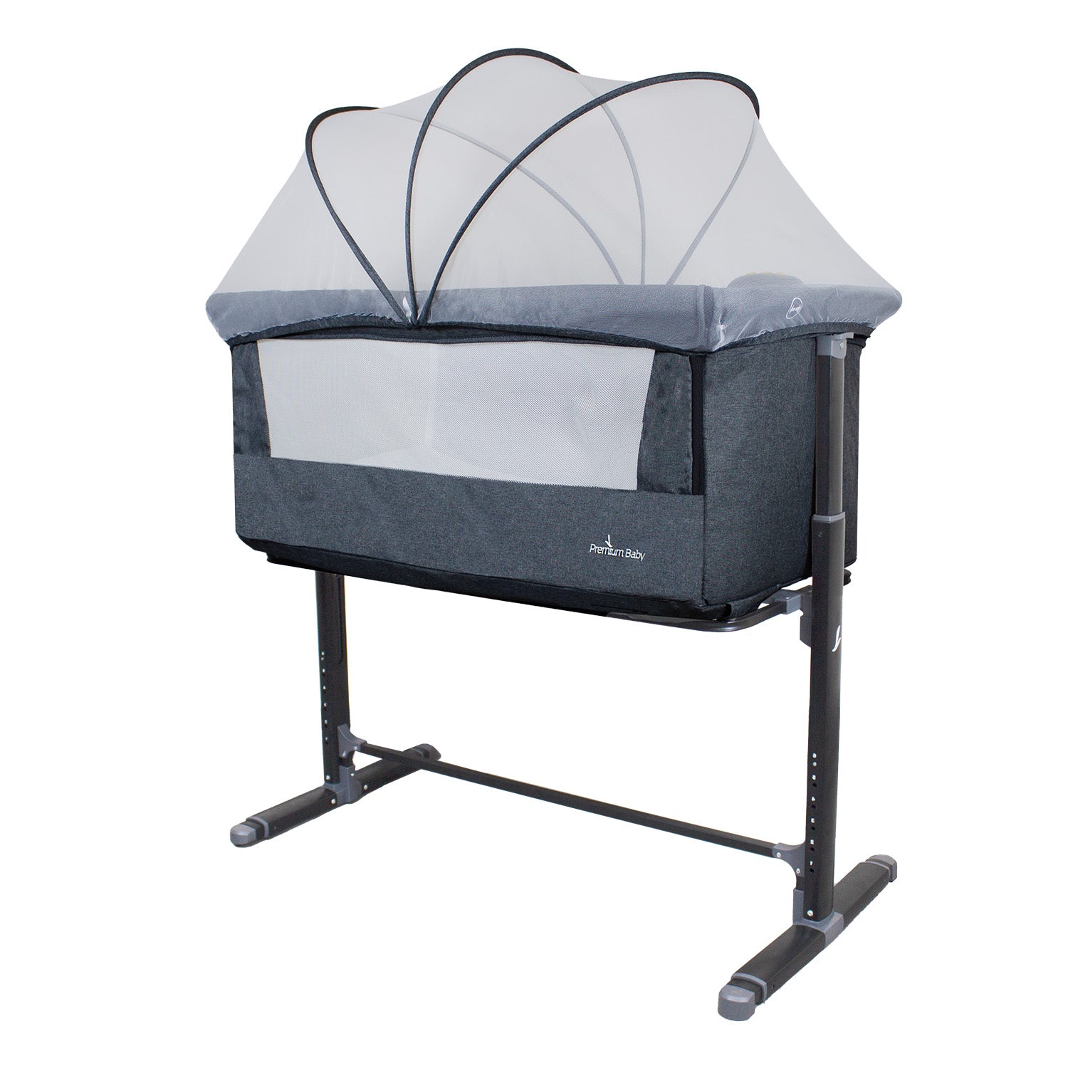 Cuna Colecho Con Dispositivo de Vibración Premium Baby Mix Bebesit Gris