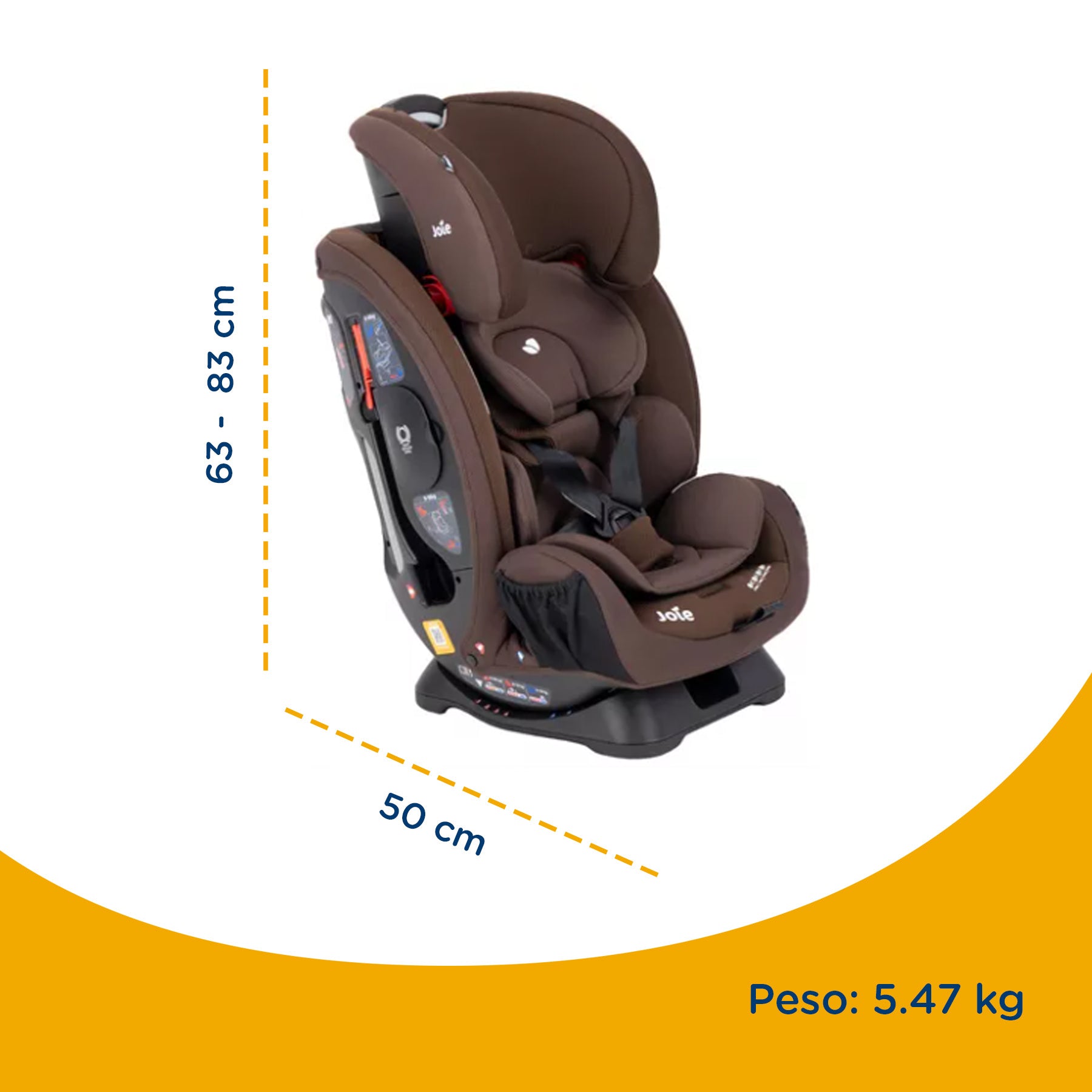 Silla de Auto Convertible Every Stage Brown Joie