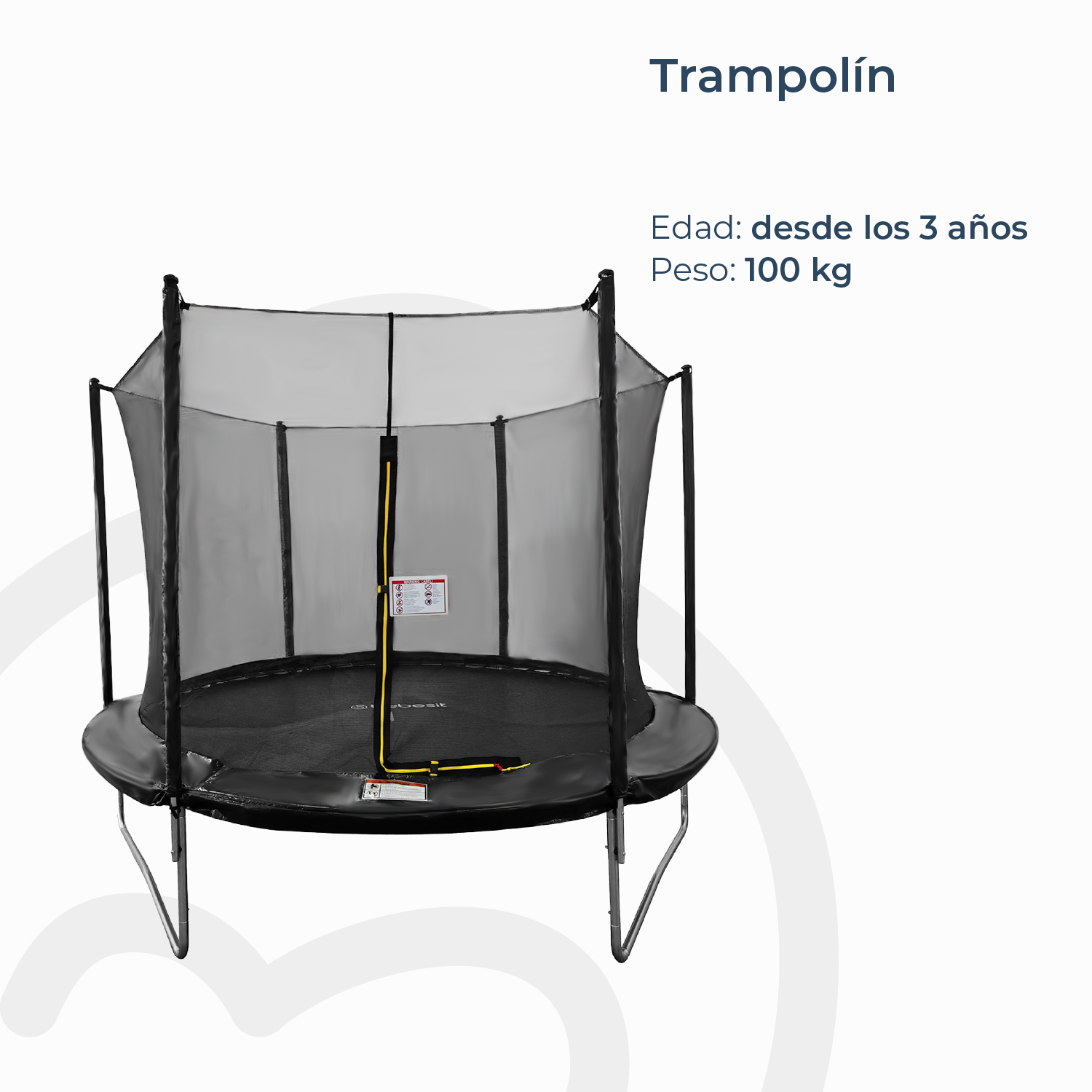 Cama Elástica Trampolín 3,05 mt + Escalera y Malla Seguridad