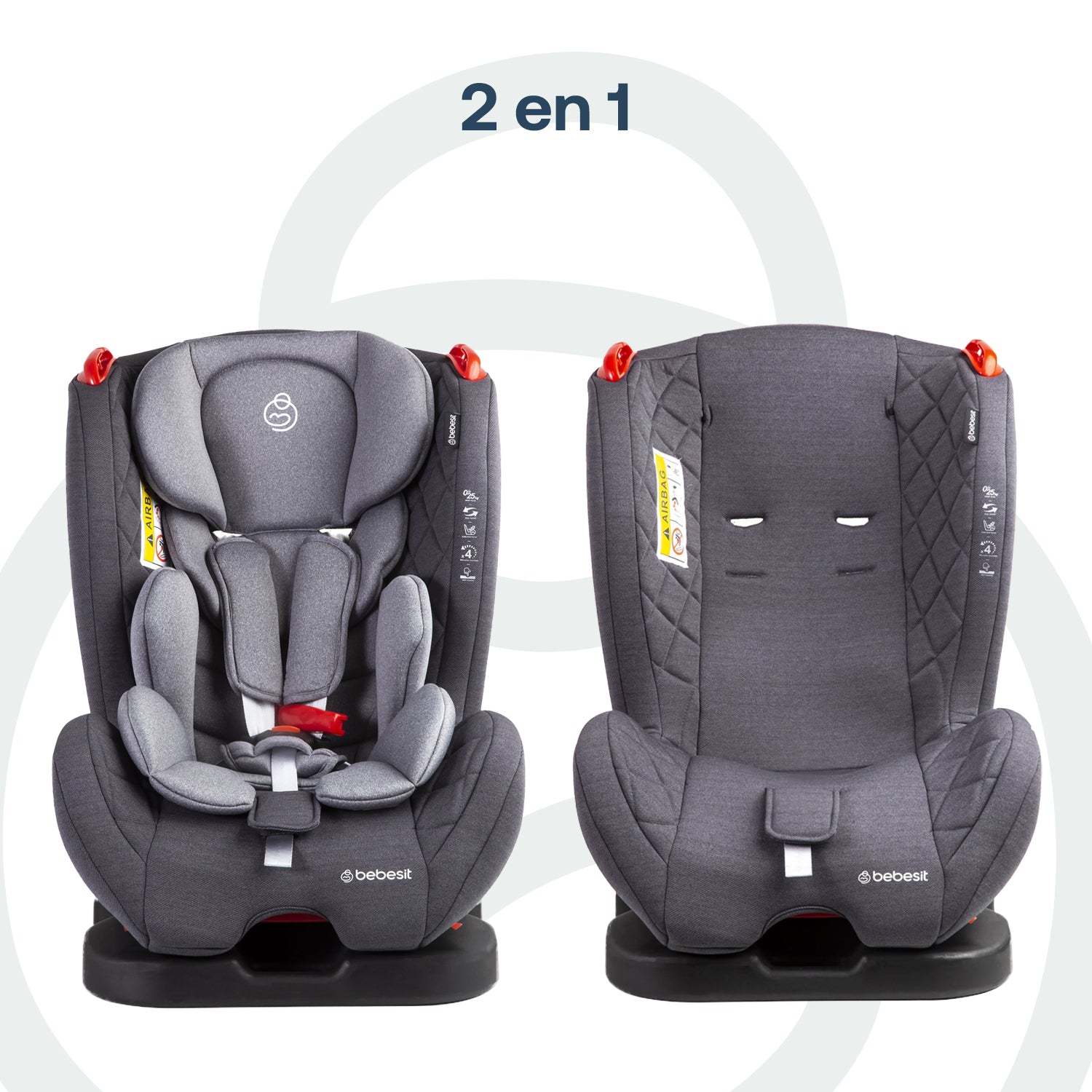 Silla de Auto Convertible Aries Gris claro