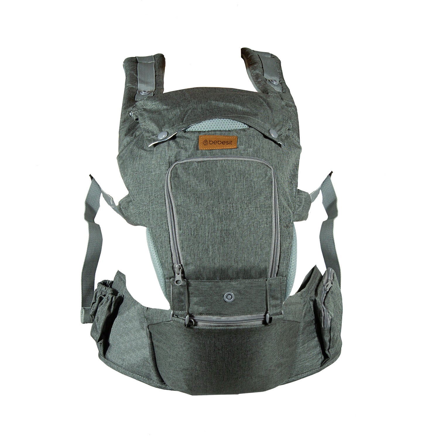 Porta Bebe Arnés con asiento cuidados cadera Hip Seat Gris