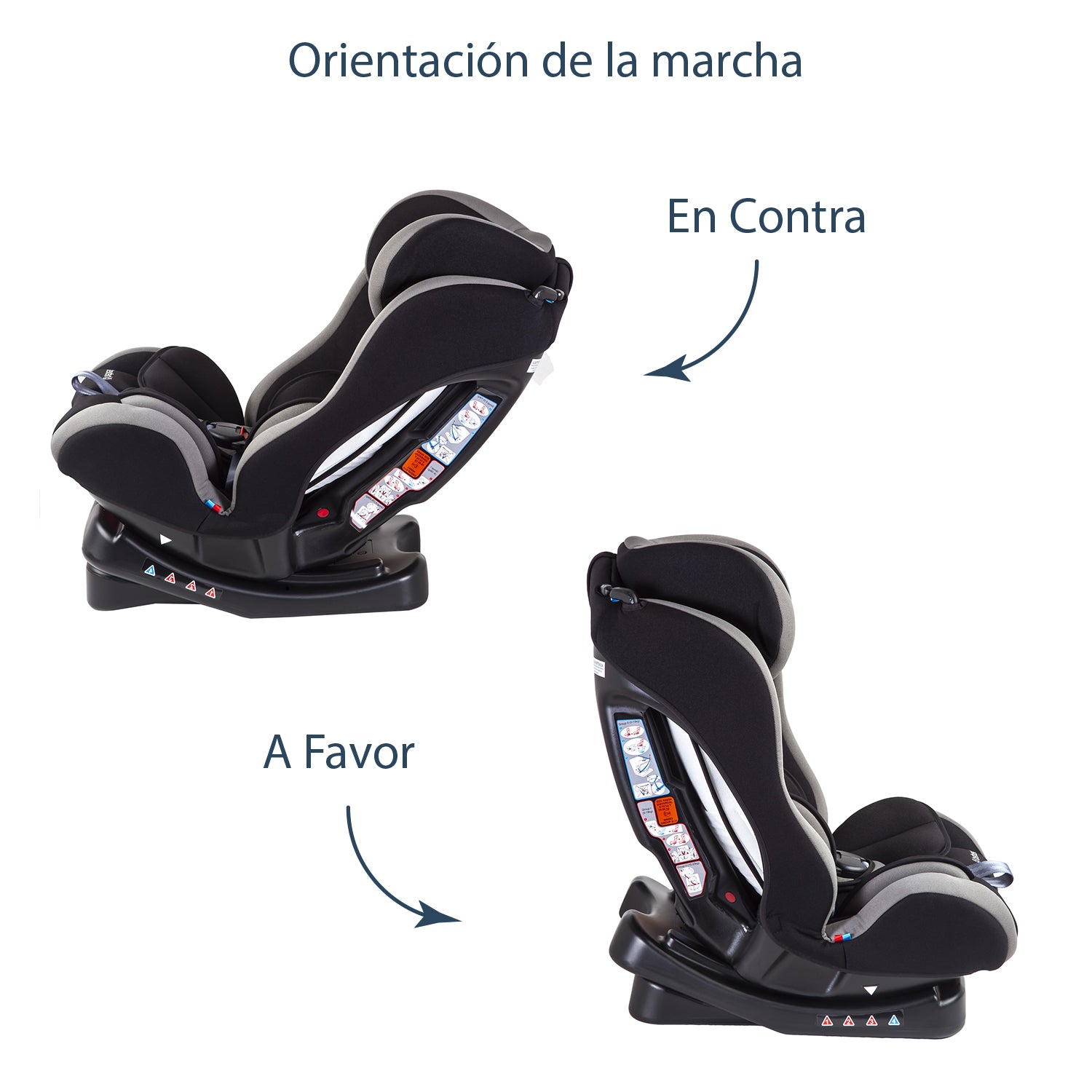 Silla de Auto Convertible Orbit Gris