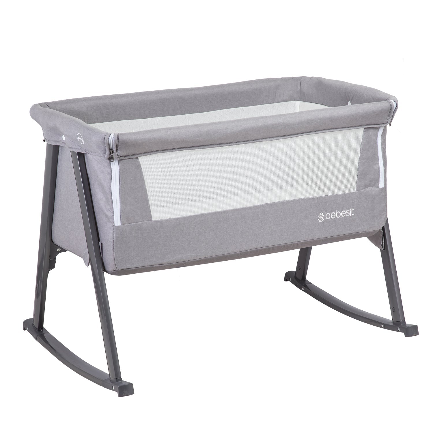 Cuna colecho moisés mecedora Gris