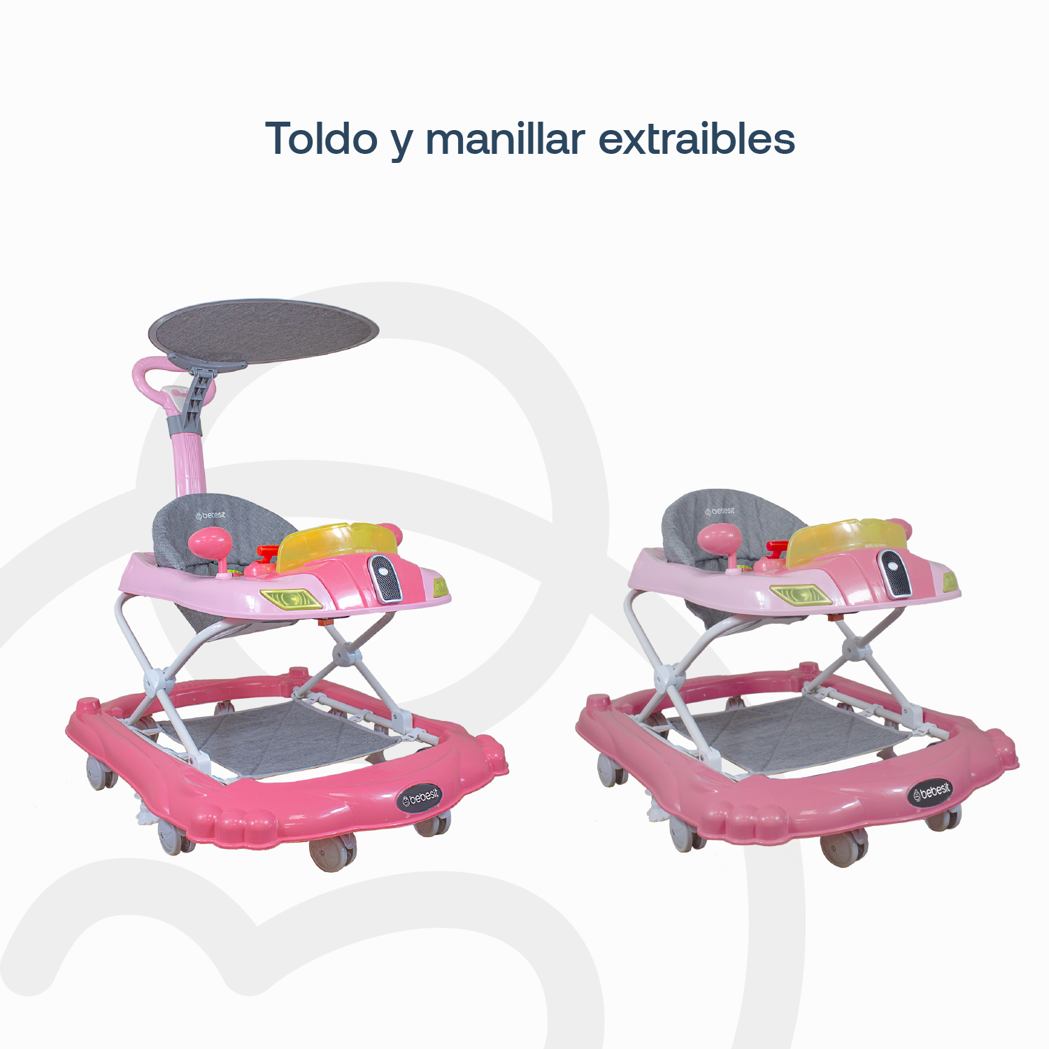 Andador 3 en 1 Discover & Play Gris