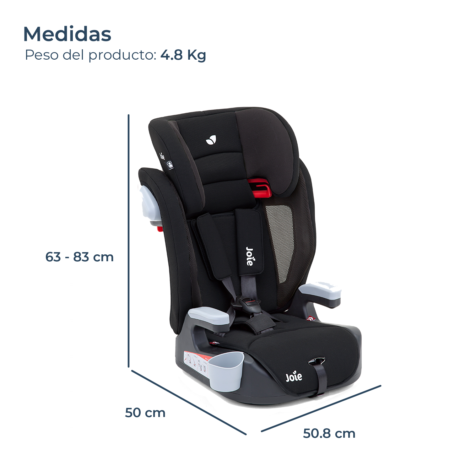 Silla de Auto Butaca Elevate - Two Tone Black