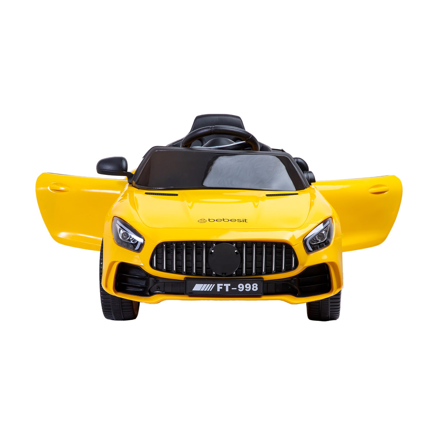 Auto a Batería Eléctrico Coupe Amarillo Bebesit