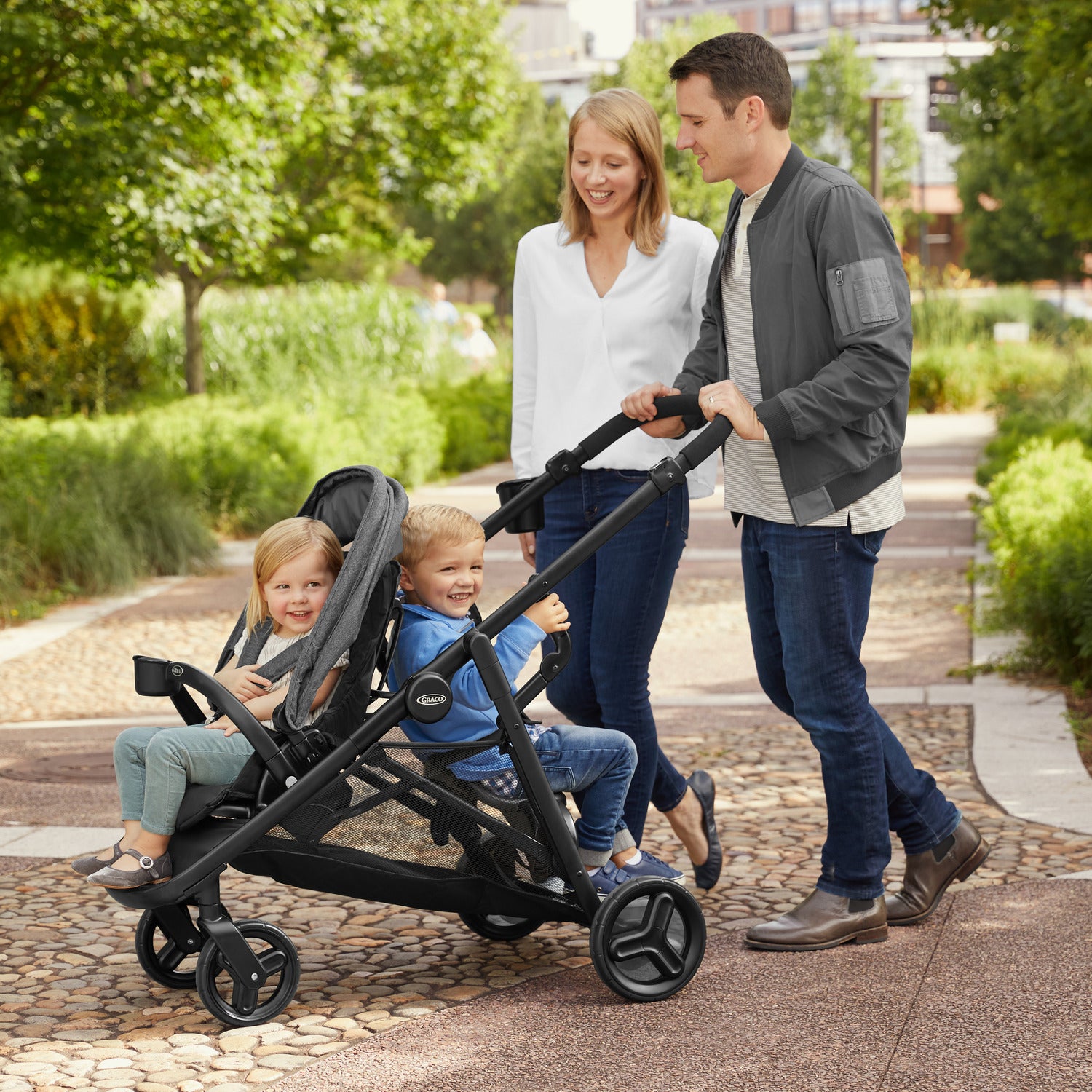 Coche de Paseo Doble Ready2Grow LX 2.0 Clark Graco