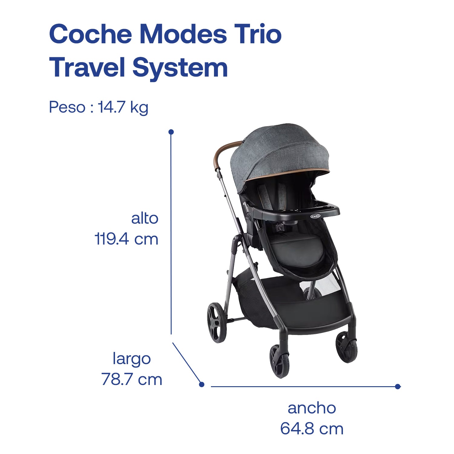 Coche Travel Sytem Modes Trio Hemlock Graco