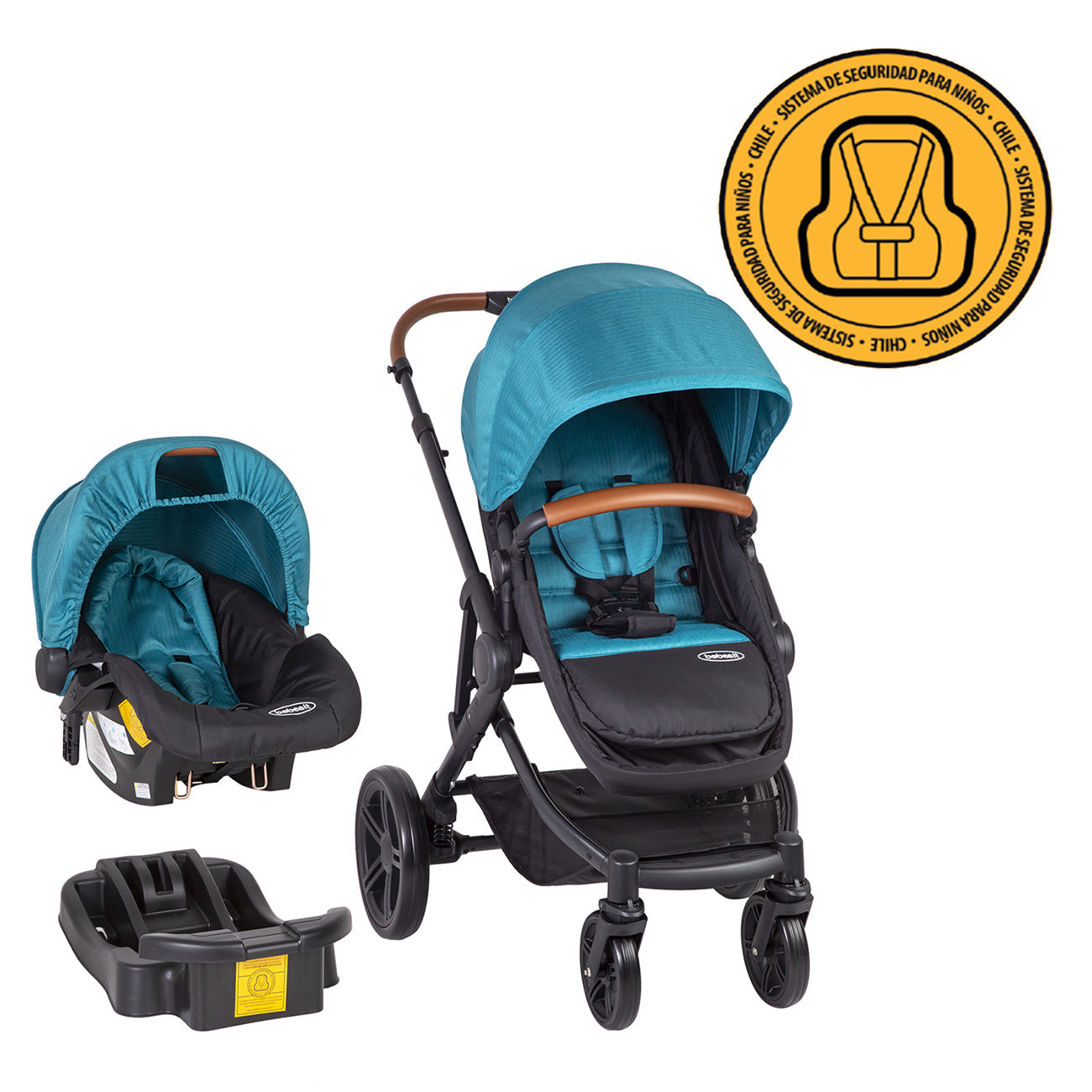 Coche Cuna travel system Aspen Air Nuevo Verde