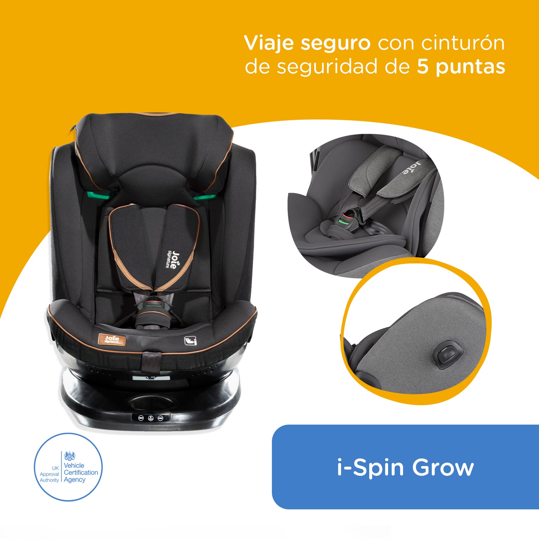 Silla de auto I-Spin Grow Eclipse