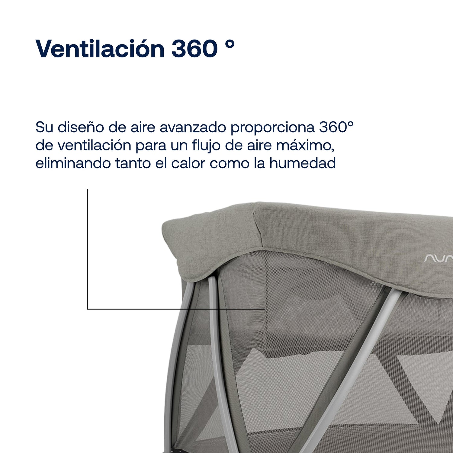 Cuna Pack and Play Sena Aire Frost