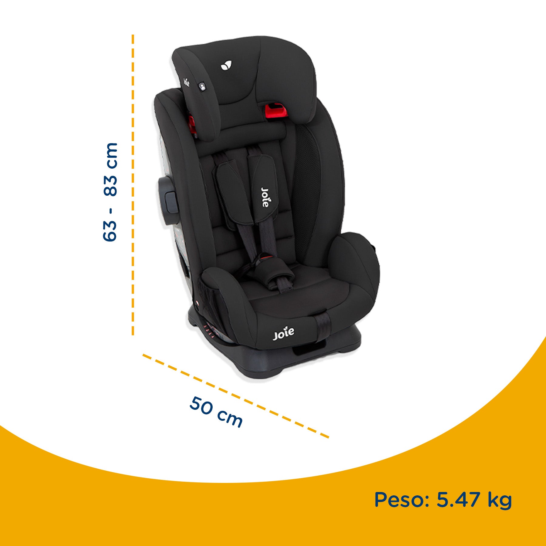 Silla de Auto Combinada Fortifi Coal