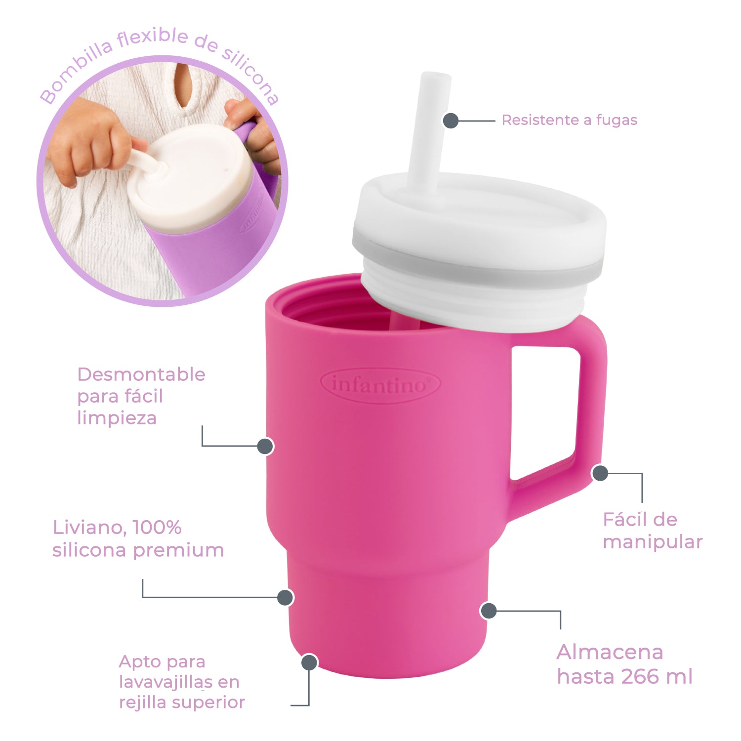 Vaso Entrenamiento My 1st Tumbler Gum