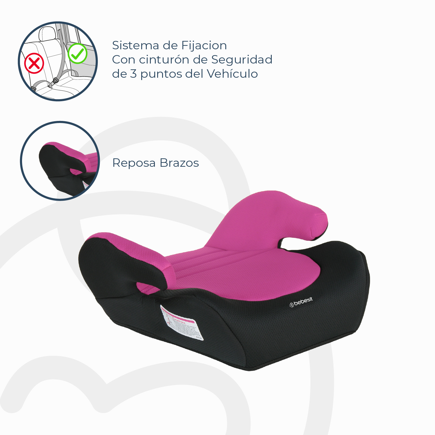 Alzador Booster Pink Bebesit