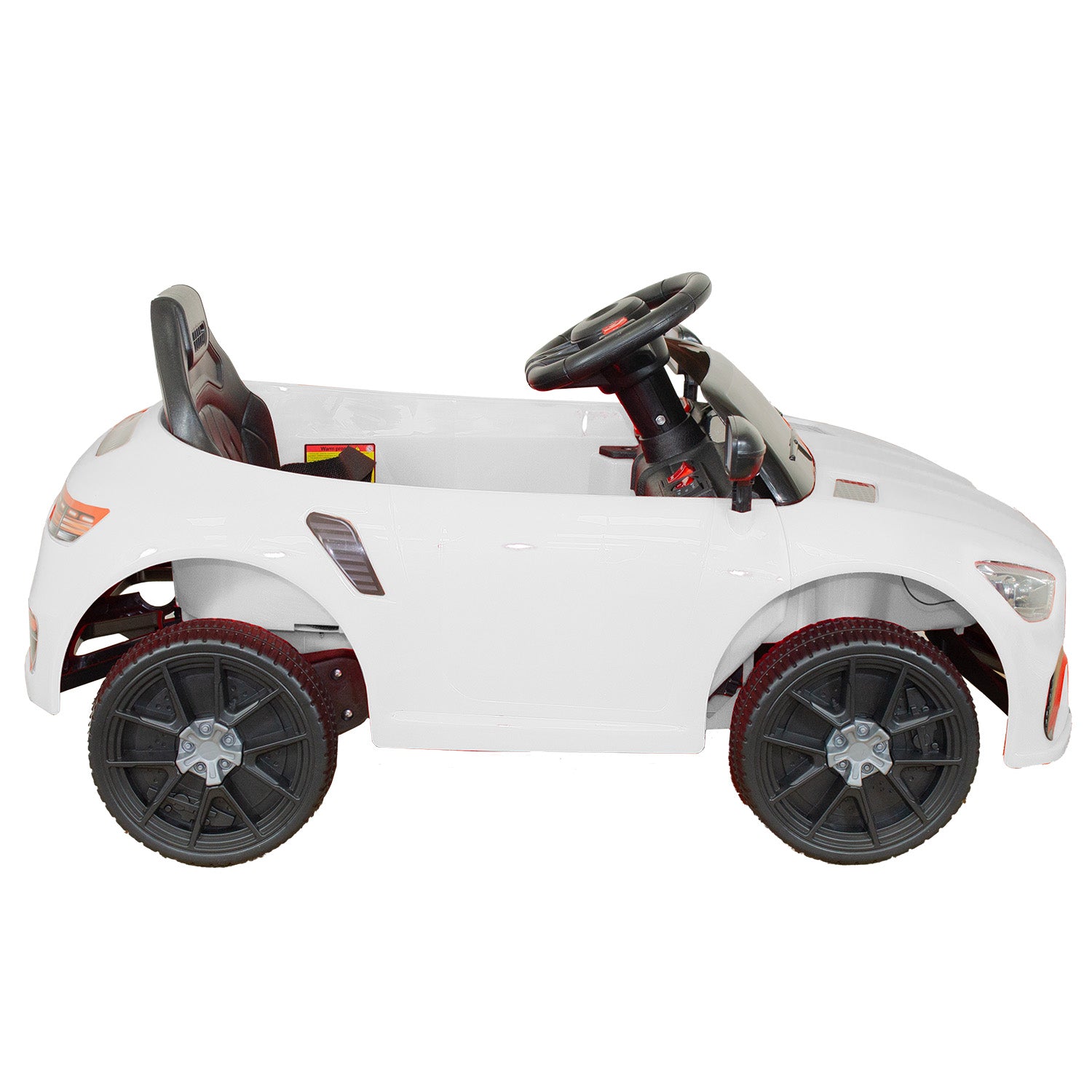 Auto Eléctrico Meche Premium Niños Niñas Infantil Blanco