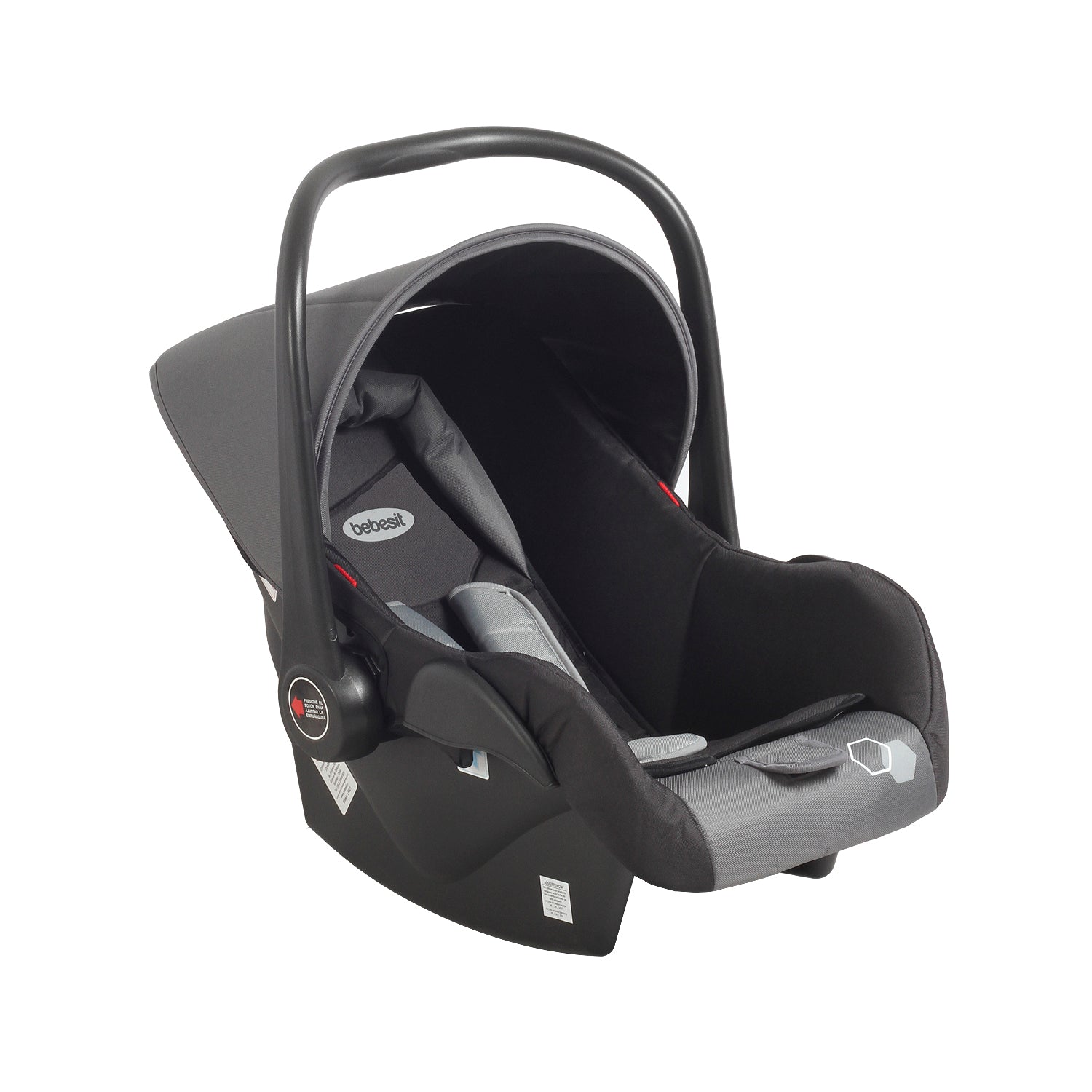 Coche Cuna travel system Alfa Negro