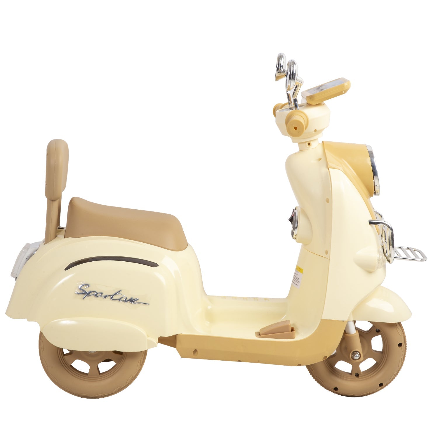 Moto a Batería Scooter Beige Bebesit