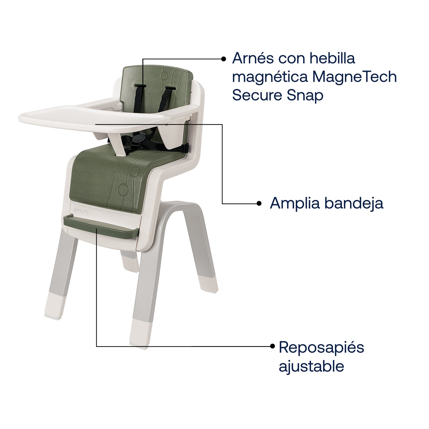Silla de Comer Zaaz Pine