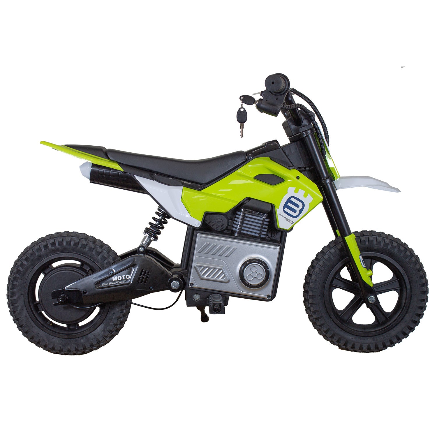 Moto Eléctrica Minicross 24V Niños y Niñas Infantil Verde