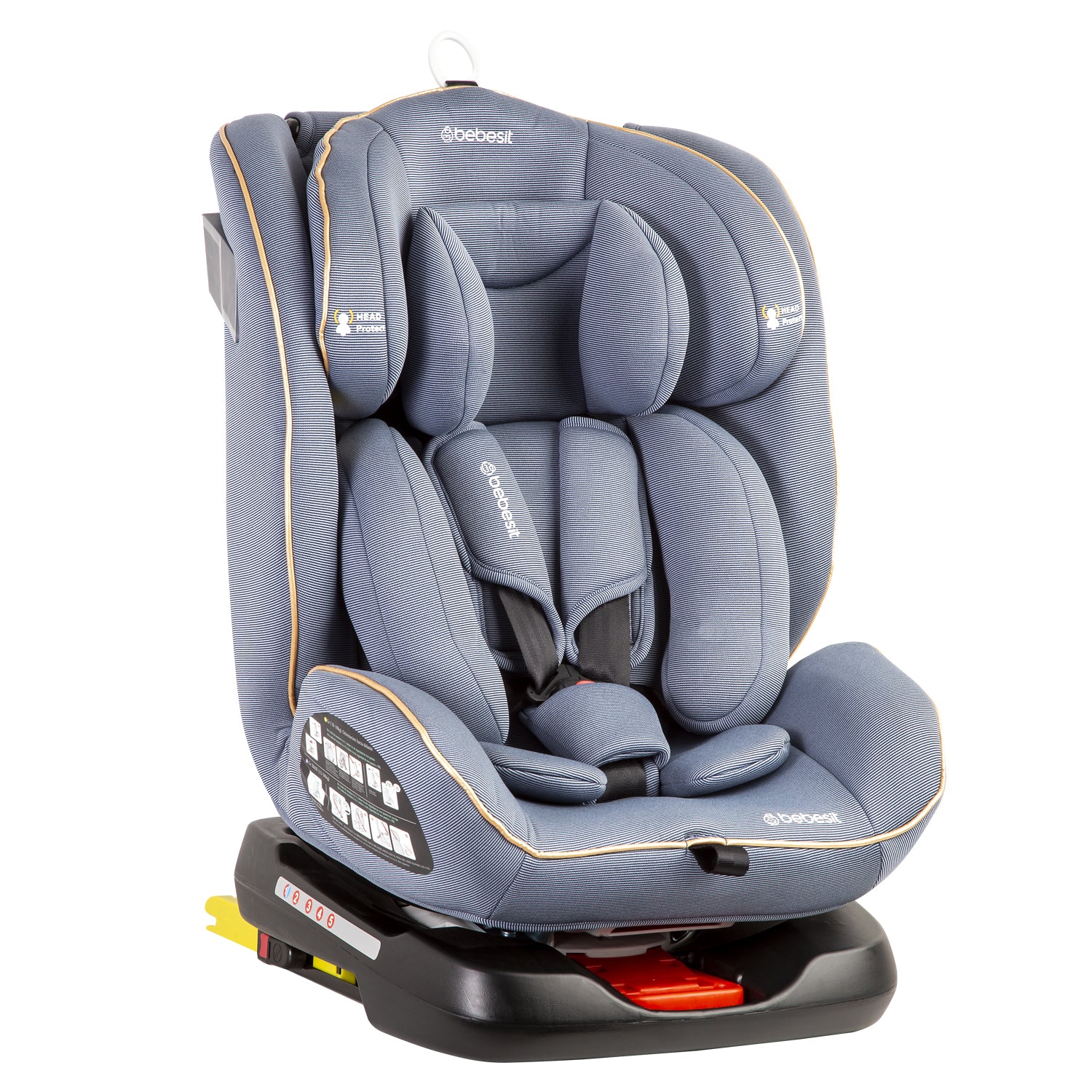 Silla de Auto Convertible 360° Isofix Supra Azul claro