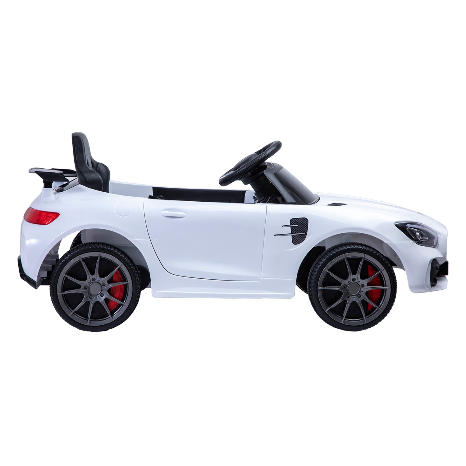 Auto a Batería Eléctrico Coupe Blanco Bebesit