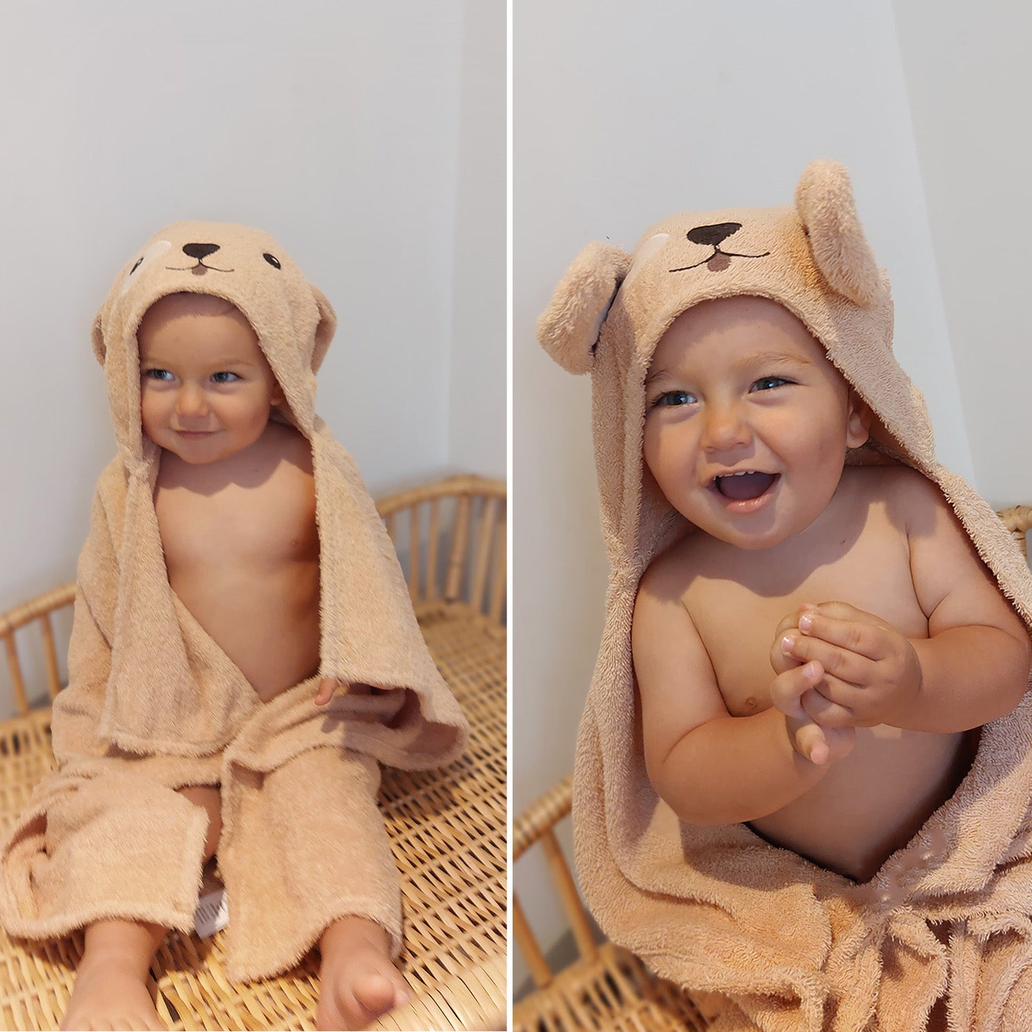 Toalla Capucha Perro Bebesit