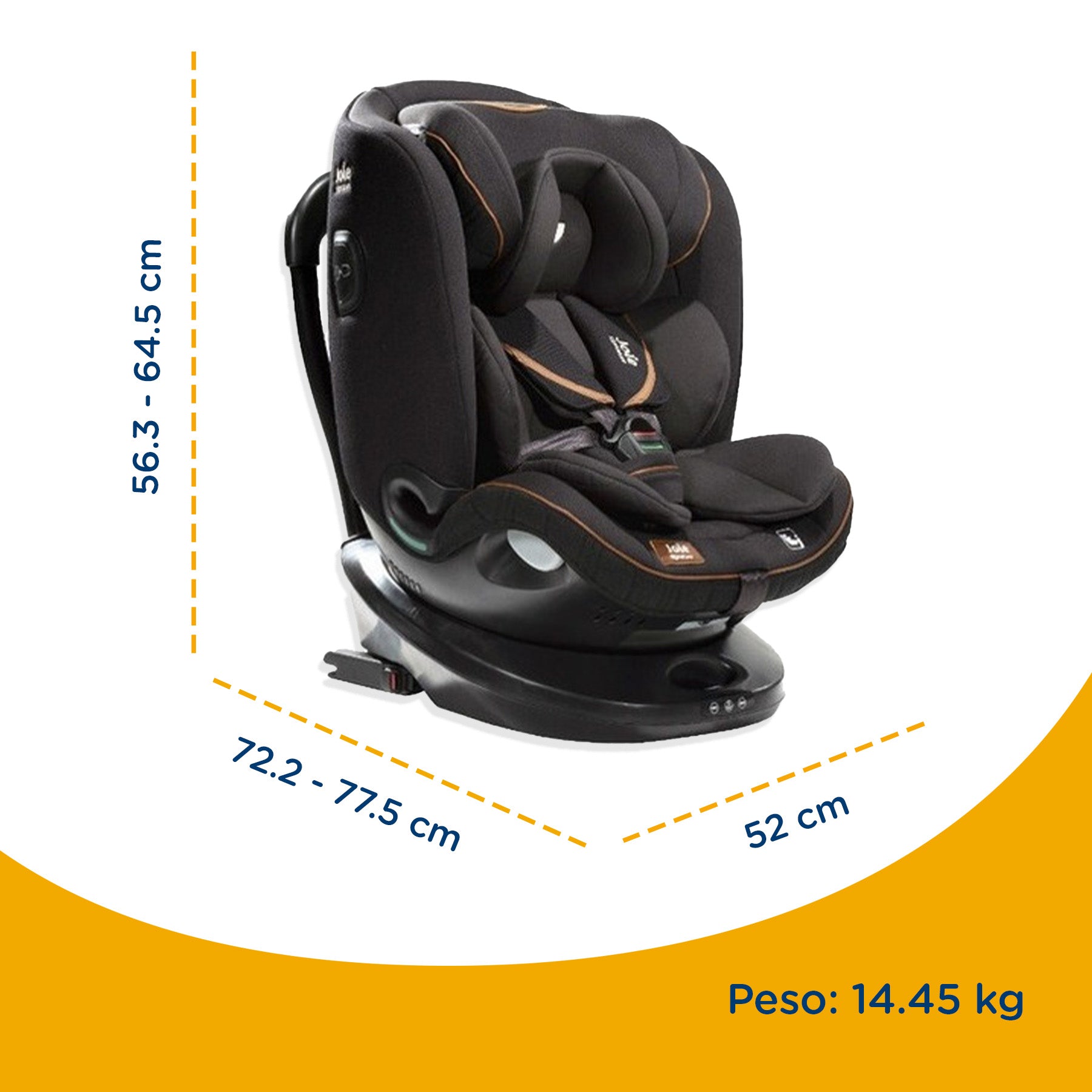 Silla de auto I-Spin Grow Eclipse