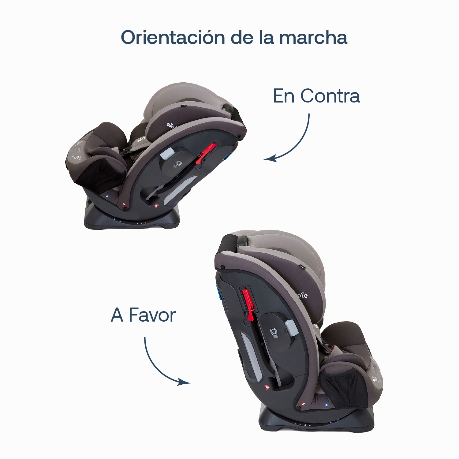 Silla de Auto Convertible Every Stage Dark Pewter