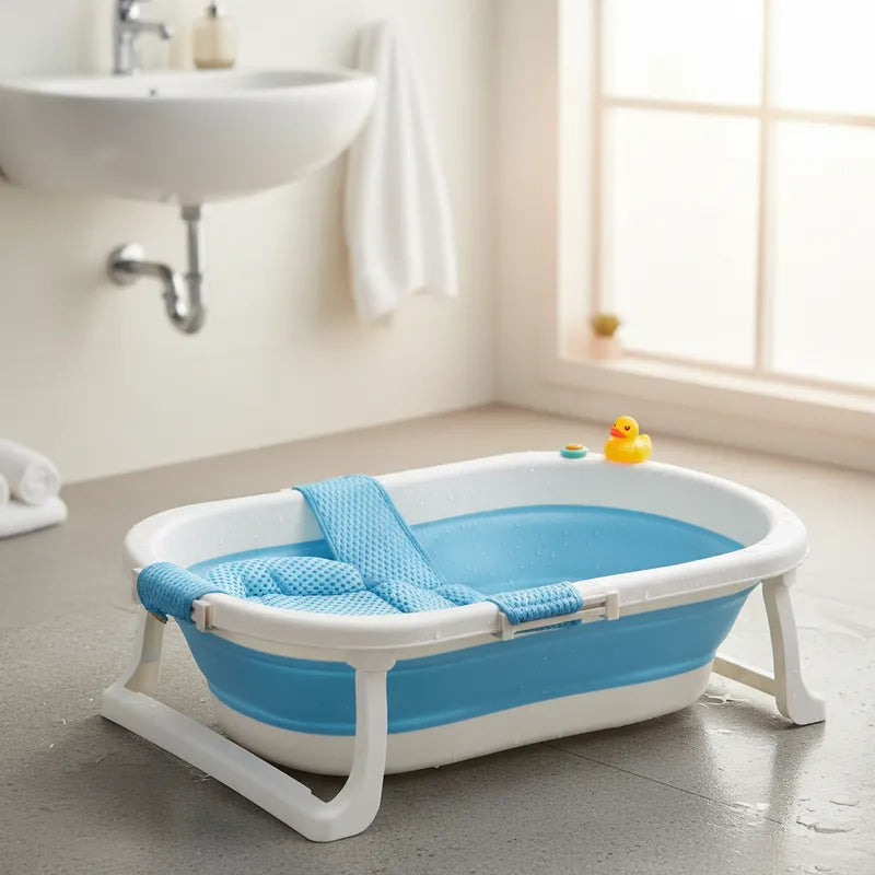 Bañera Jelly con Hamaca Azul