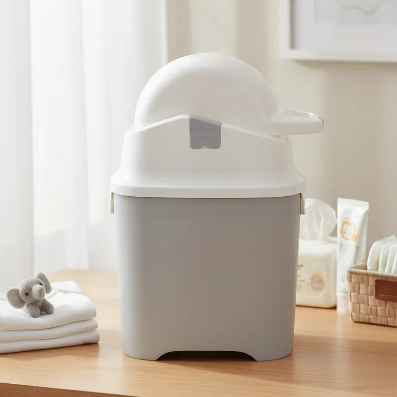 Contenedor de Pañales Plateado Bebesit