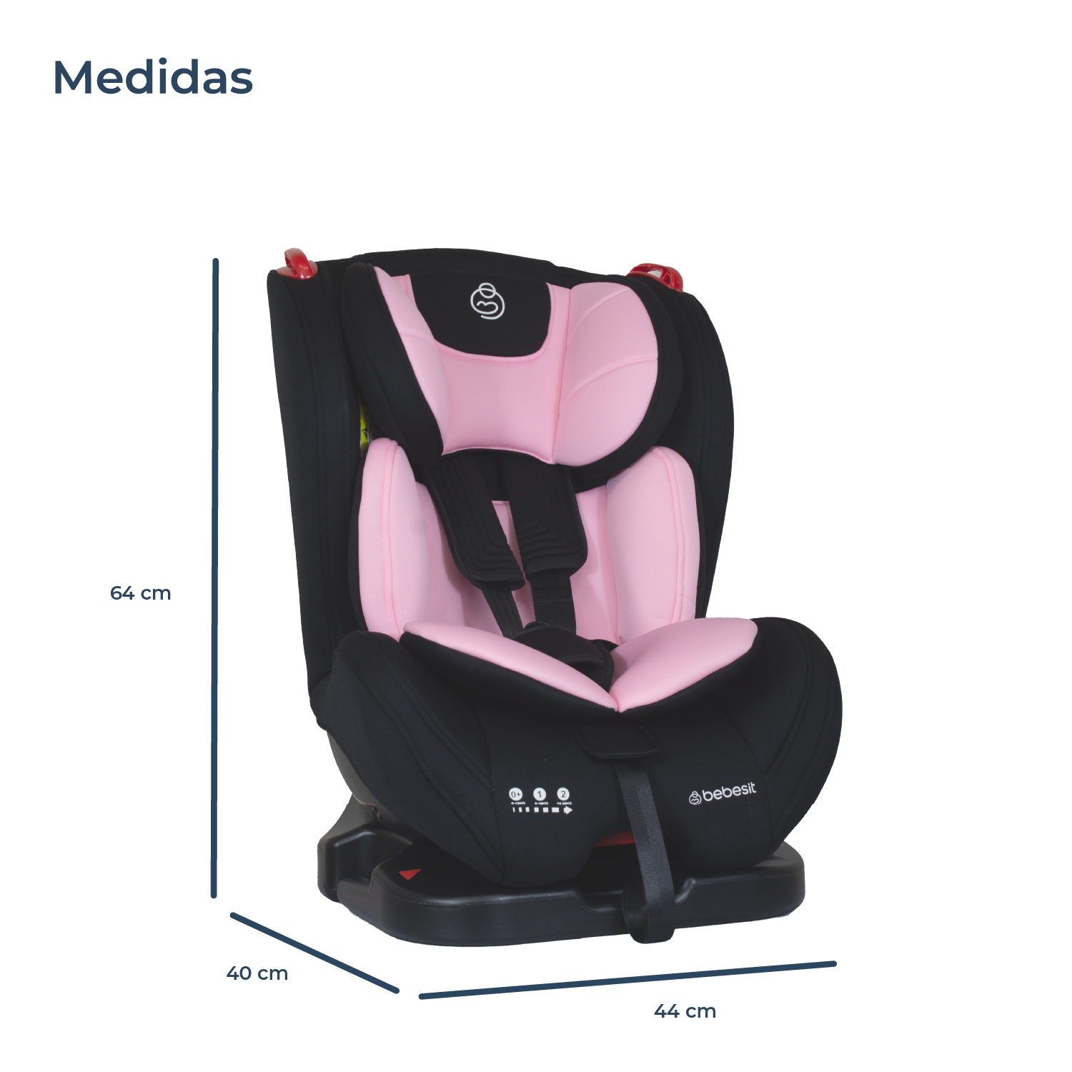Silla de Auto Convertible Ara Next Rosa