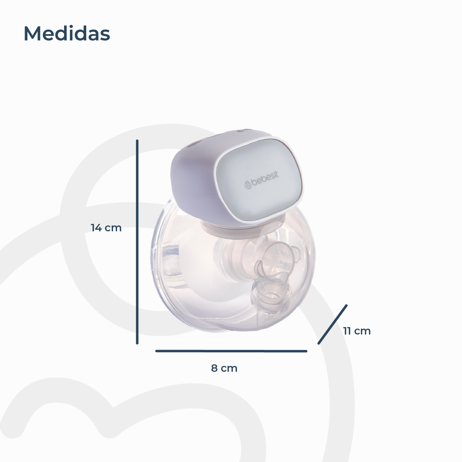 Extractor Leche Control Remoto + Aspirador Nasal + 10 Bolsas