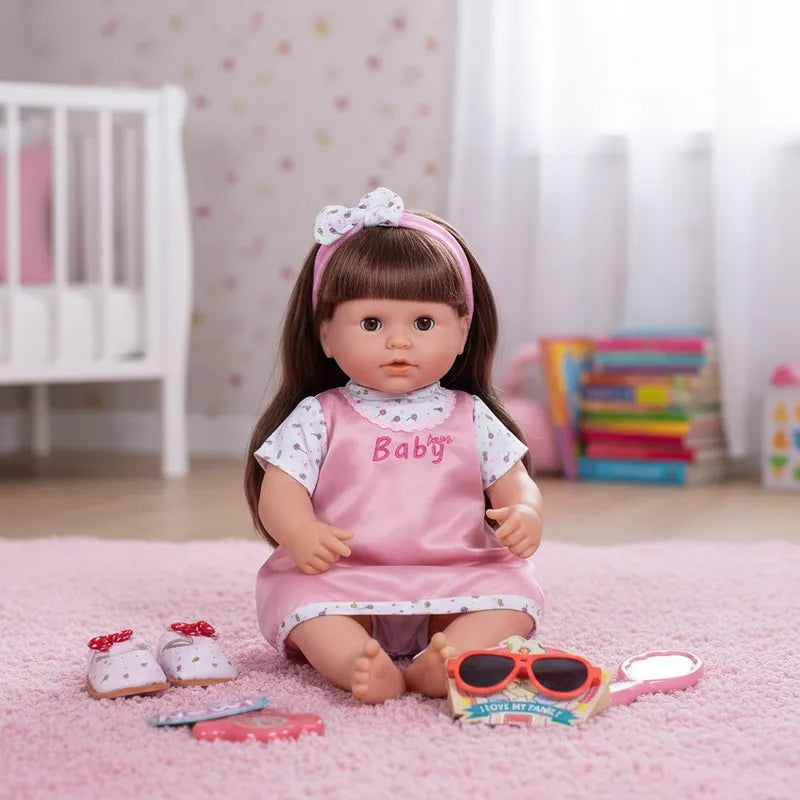 Muñeca Bebe Lily 42cm con accesorios